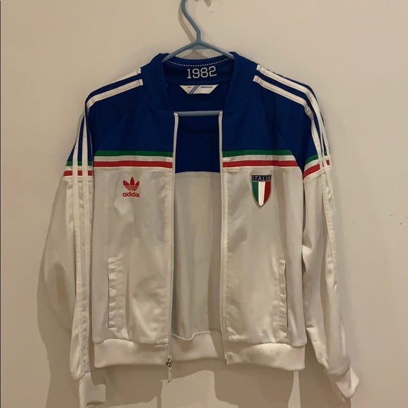 Adidas zip up Italian sweater - Picture 1 of 7